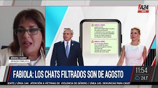  REVELAN CHATS QUE EVIDENCIAN LA VIOLENCIA DE ALBERTO FERNÁNDEZ CONTRA FABIOLA YÁÑEZ