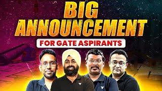 BIG ANNOUNCEMENT :| GATE 2025 CRASH COURSE | GATE THROUGH QUESTIONS | Unacademy GATE CIVIL