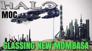 Halo Mega Construx Glassing New Mombasa DIORAMA  TIME-LAPSE