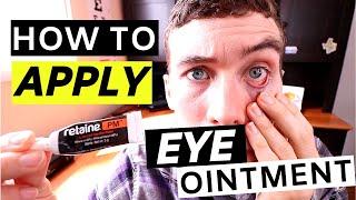 Eye Ointment | How to Apply Eye Ointment (Simple)