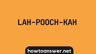 How to pronounce lapochka | HowtoAnswer.net