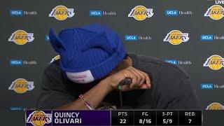 QUINCY OLIGARI SHINES IN LAKERS' FINAL PRESEASON GAME! AND STEPH CURRY MOMENT - LAKERS NEWS