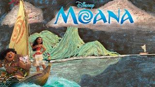 8 Hours of Disney's Moana (How Far I'll Go)  Lullaby for Babies + Chalk Art