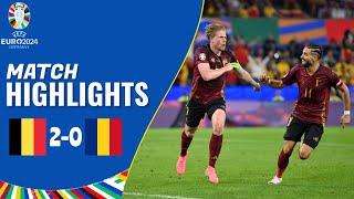 Belgium vs Romania | 2-0 | Highlights | Euro 2024 Highlights | kevin de bruyne goal