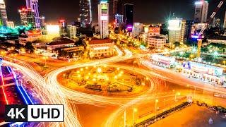  4K Drone | Vietnam Travel Time Lapse: Ho Chi Minh, Hanoi, Mekong, Hoi An | Tourist Attractions