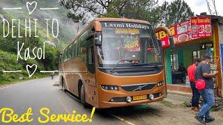 Best VOLVO Bus for Kasol | Laxmi Holidays VOLVO B8R | Delhi to Kasol | Journey VLOG