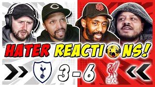 LIVERPOOL RIVALS & HATERS RAGING  REACTION TO TOTTENHAM 3-6 LIVERPOOL | PREMIER LEAGUE