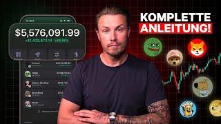 Schritt-für-Schritt Anleitung für MEME TRADING auf Solana (Tutorial)