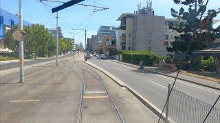 Driver's View Tram 12 Victoria Gardens to Spencer St Melbourne