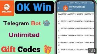 | ok win gift code Telegram channel | Ok win gift code Telegram bot | ok win diposit not received 