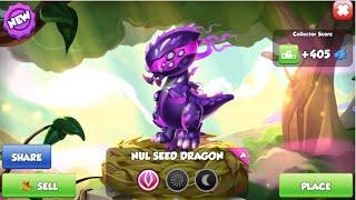 Hatched Nul Seed dragon-Dragon Dragon Mania legends | Spend 13k Steeping stones | DML