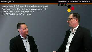 BISG e.V. Interview mit Ralf Blasek zum Thema "Young Talents" und Weiterqualifizierung