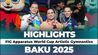 2025 Baku Artistic Gymnastics Apparatus World Cup – Highlights