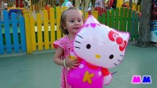 Самый лучший Детский парк? ВЛОГ#2 с HELLO KITTY в СУПЕР парке для детей города Анапы.