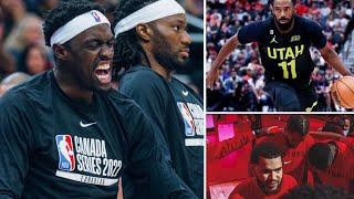 REACTING TO RAPTORS DOMINATE UATH JAZZ IN SEASON OPENER! 114-82 Chris Boucher Double Double!