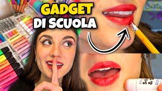 TRASFORMO GADGET DI SCUOLA IN TRUCCHI️