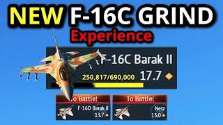 MY NEW F-16C GRIND EXPERIENCE USING ANOTHER F-16 (brutal grind)