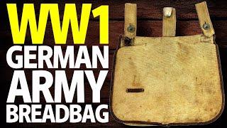 WW1 Imperial German Army Bread Bag Named | Military Collectibles | WWI Gear | Historical Artifacts