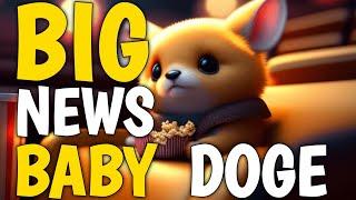 Baby Doge Coin News TodayBABYDOGE COIN BREAKING NEWSBABY DOGE COIN UPDATE TODAY