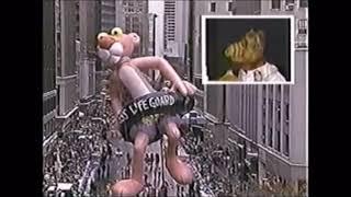 Macy’s Thanksgiving day parade 1989 with the pink panther