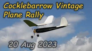 Cocklebarrow Vintage Model Plane Rally, England - 20 August 2023