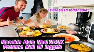 NASI UDUK...Pertama Kali Inun Masak Buat Teman Bule Di Inggris