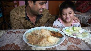 Eating show with sound | eating chicken biryani WITH ORCHI