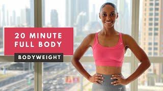 20min Full Body Workout - BODYWEIGHT | Build Muscle & Strength