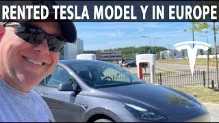 Tesla Model Y European Road Trip with Charging Stops Amsterdam to Denmark