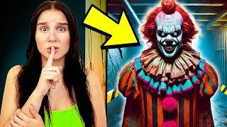 ALLEINE mit HORROR CLOWN zuhause !  (Alina ist weg) - Celina