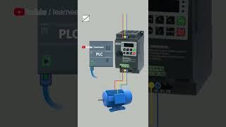 Controlling VFD with PLC #electrical #vfd #plc