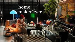 Home Makeover | vinyl console, new chairs, unboxing gifts