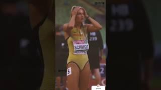 Diamond league Alica Schmidt vs Yuliya levchenko beautiful women's sports #shorts #youtubeshorts