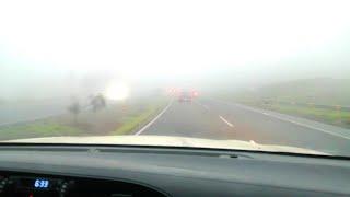 ️Viajando por la Variente de Pasamayo con muchísima neblina, rumbo al norte. 