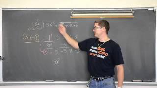 Synthetic Division & Remainder Theorem