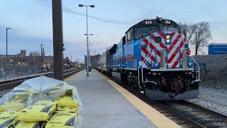 The Complete Metra Evening Rush Hour On The Alternate Schedule At Western Ave On February 14, 2024