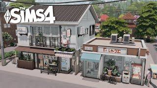 Apartment + Pottery Store  Boba Tea Shop  Laundromat  | Sims 4 Stop Motion | NO CC