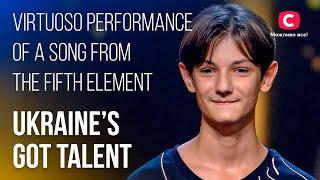 Virtuoso performance of a song from The Fifth Element – Ukraine's Got Talent