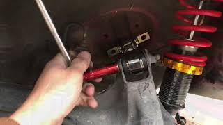 Skunk2 rear camber kit install - civic