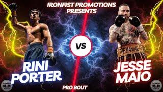 Rini Porter vs Jesse Maio | Full Fight | International Charity Fight Night - Ironfist Promotions