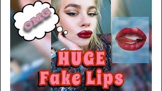 HUGE Fake lips for halloween 