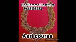 AARI EMBROIDERY COURSE,AARI CLASS,AARI BEST CHELLAMMAL INSTITUTE MADURAI-9445105454