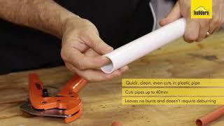 How To Use A PVC Pipe Cutter