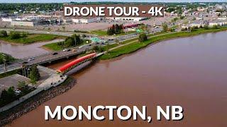 Moncton, New Brunswick Aerial Views | Captivating Drone Footage in 4K