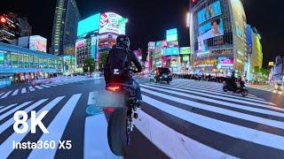 【8K】Cyberpunk Night Cruise | Insta360 X5
