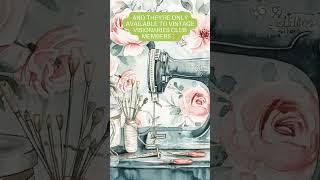 Check out these exclusive square vintage watercolor papers 
