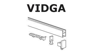 HOW TO INSTALL IKEA VIDGA RAIL: SINGLE TRACK