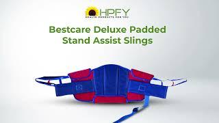 Transfer From Bed to Commode | Bestcare Deluxe Padded Stand Assist Slings | HPFY