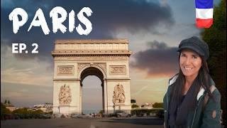 Walking in PARIS, FRANCE: Arc de Triomphe to the Louvre - Ep 2