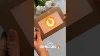 DIY Surprise CardIdea #crafts #handmade#surprise #surprisecard #surprisegift #cute #fire #firecard